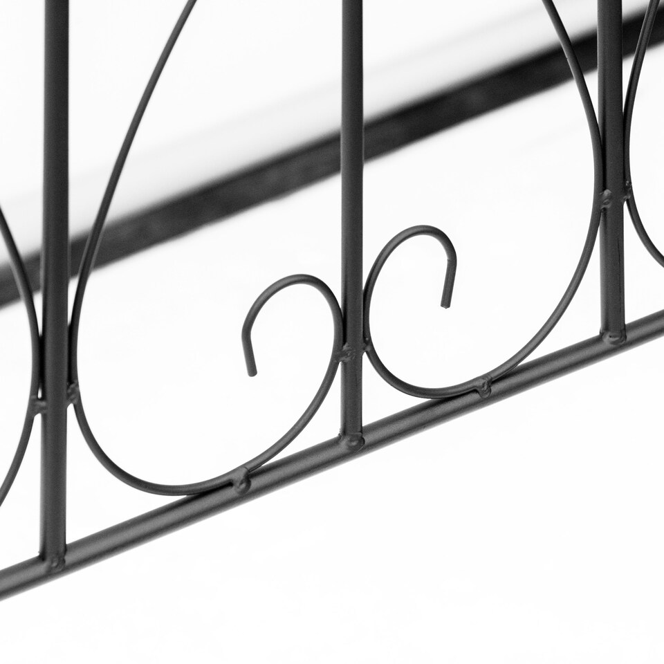 image 1 of Outsunny 5PCs Decorative Garden Fencing Metal Border Edging