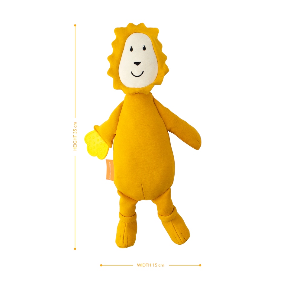 image 1 of Matchstick Monkey Teething Plush Gift Set Lion