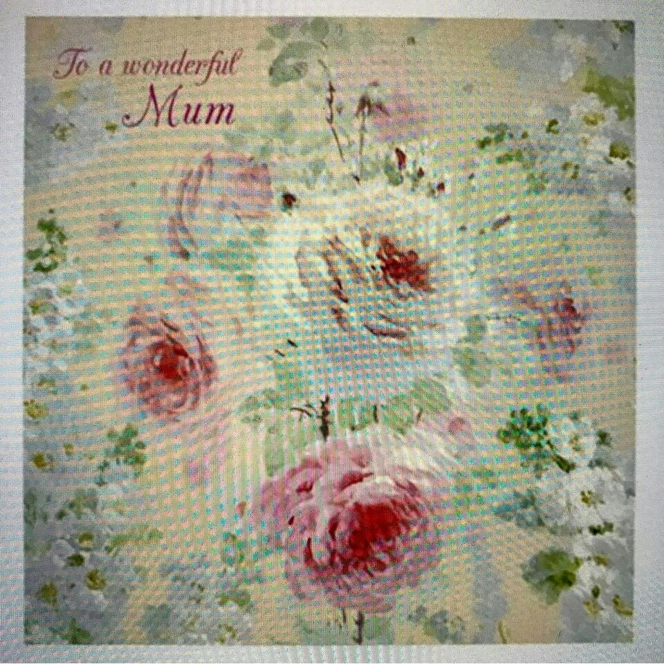 image 1 of Wonderful Mum Lovely, Big Roses Mother's Day New Card