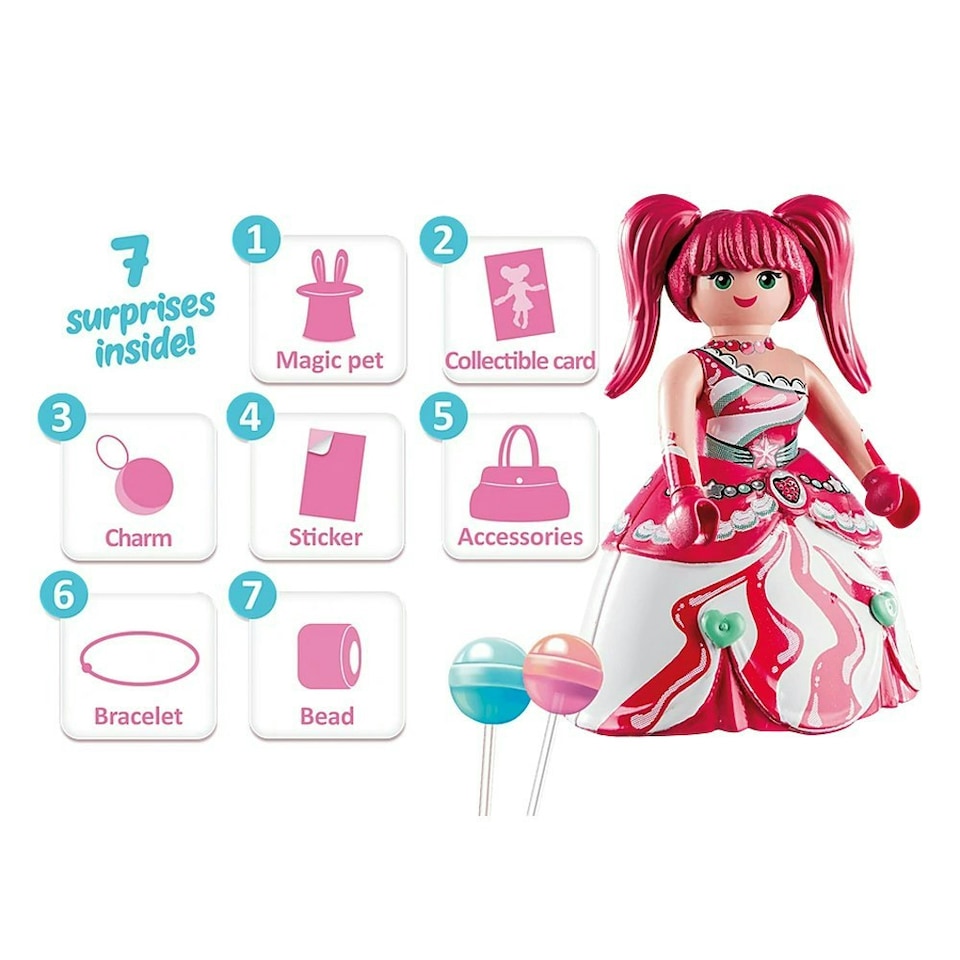 image 1 of Playmobil Everdreamerz Starleen Candy World Figure with 7 Surprises Ages 7+