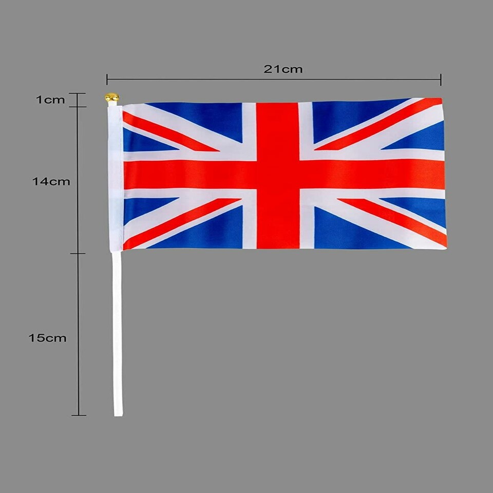 image 1 of 20 Union Jack Royal Jubilee Flags - 5x3ft Multi