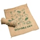 image 1 of True Products Natural Jute Hessian Potato Sack Vegetable Storage Bags - Pack of 5 Brown | Green