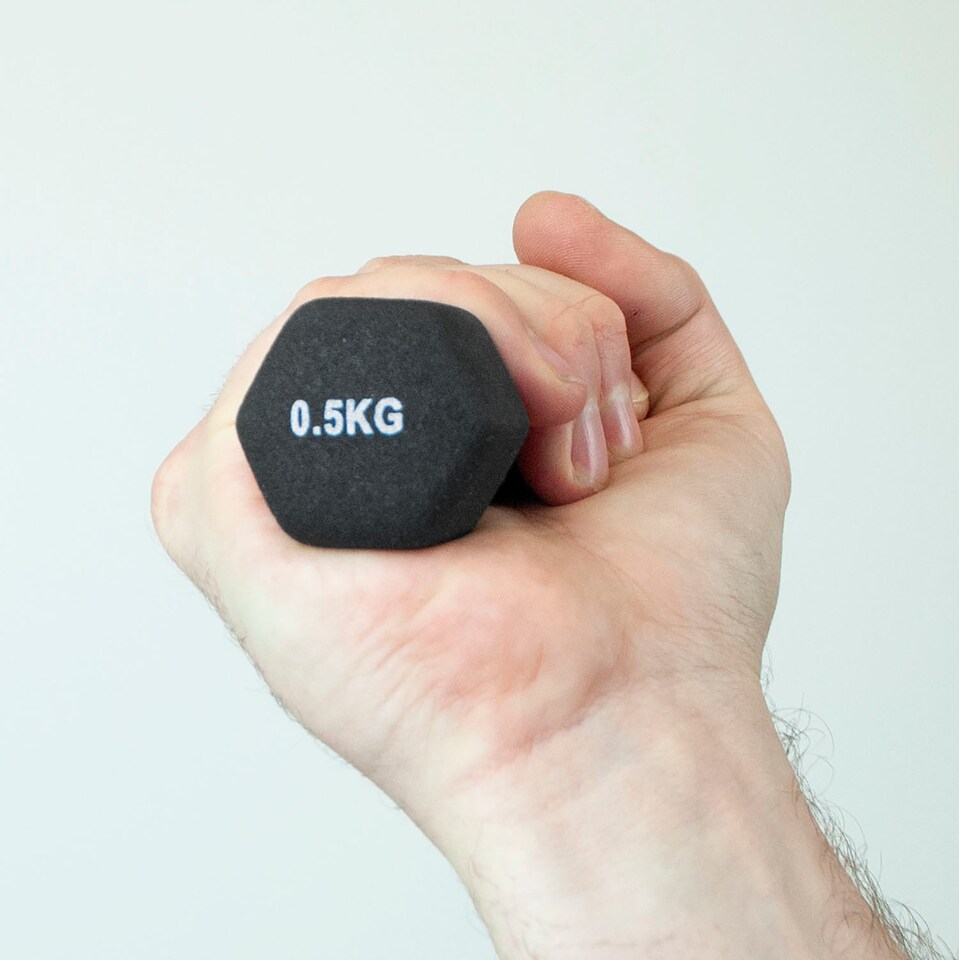 image 1 of Komodo 2x 0.5kg Neoprene Dumbbells