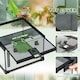 image 9 of PawHut Glass Reptile Terrarium Habitats for Lizards, Frogs, Snake 30 x 30 x 20cm