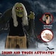 image 7 of HOMCOM Halloween Witch Animatronic Prop with Sound Activated