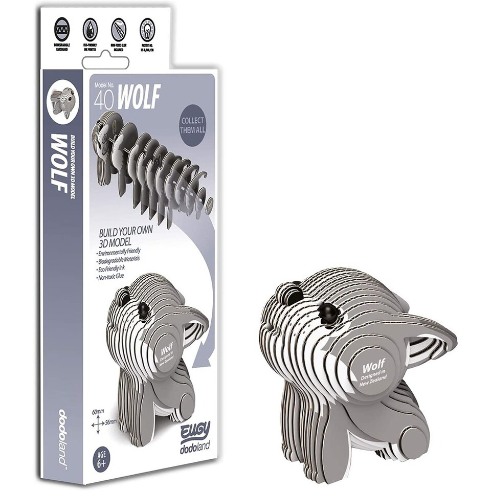 EUGY Wolf 3D Craft Kit
