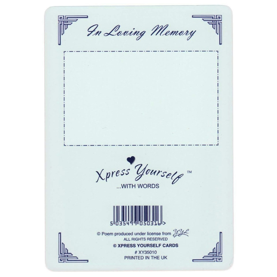 image 1 of In Loving Memory of a Very Dear Dad Graveside Card