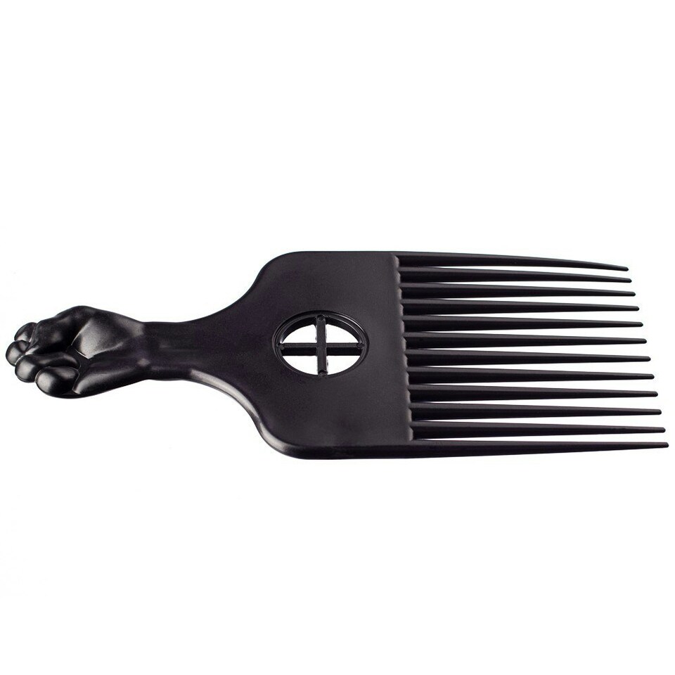 image 1 of Kobe Fist Plastic-Prong Afro Comb