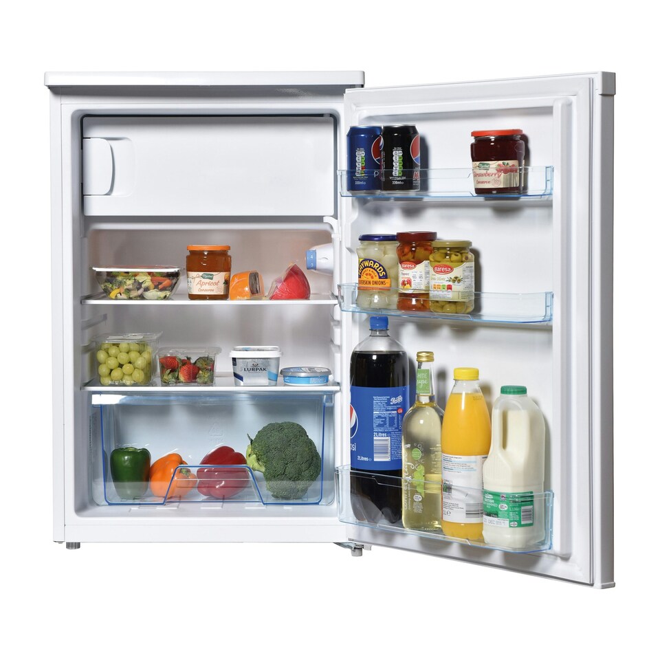 image 1 of Statesman R155W Freestanding Under Counter Fridge with 4 Ice Box, 97 Litre, White