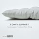 image 4 of Homescapes Garden Bench Cushion Luxury 3 Seater 100% Cotton Indoor Outdoor Seat Pad Grey | 143 x 48 cm