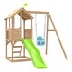 image 1 of TP Treehouse Wooden Play Tower with Wavy Slide & Bluey Quadpod - FSC® certified