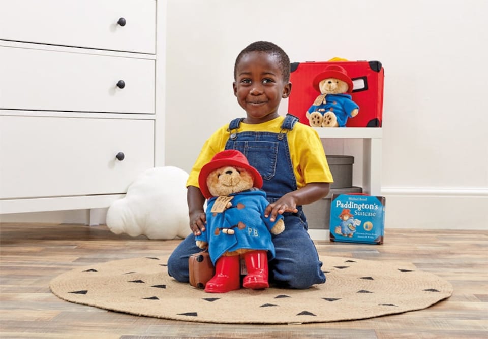 image 1 of Paddington Bear with Boots and Case 34cm