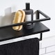 image 2 of OHS Towel Rail Bathroom Shelf Space Saving Storage Unit Wall Mounted