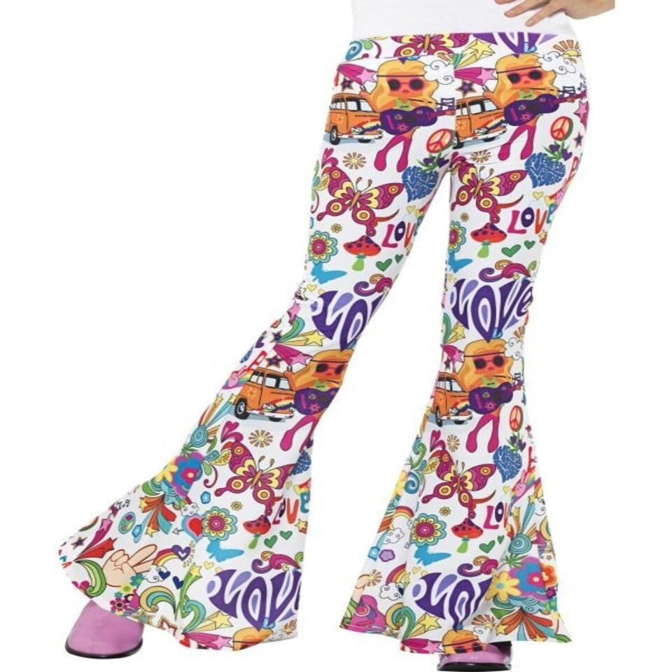 Groovy Flared Trousers - Ladies - Multi-Coloured - 45174M M