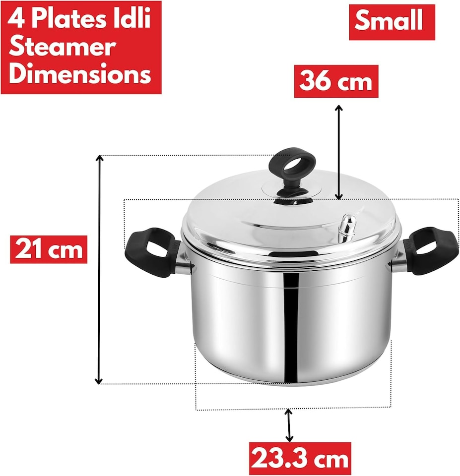 image 1 of Vinod Classic Stainless Steel Idli Maker Steamer