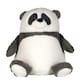 image 1 of Mumbles Zippie Panda Plush Toy - Grey/White - One Size (UTRW10552)