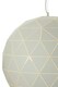 image 3 of Interiors by Premier Large White Geometric Pendant Light, Modern Ceiling Light With White Steel Shade, Durable Decorative Lighting