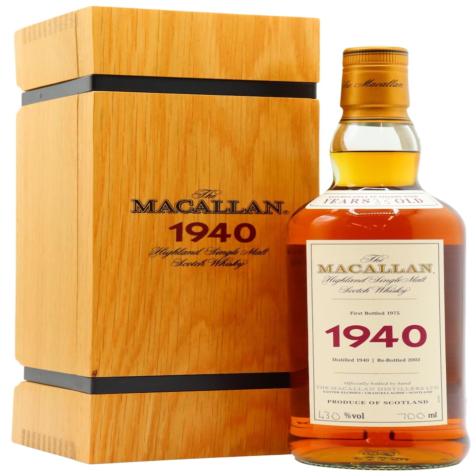 image 1 of Macallan - Fine & Rare Single Malt Scotch 1940 35 year old Whisky