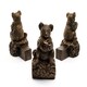 image 1 of Koala Bear Plant Pot Feet - Set of 3 - L6 x W9 x H11 cm | Grey