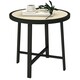 image 9 of Outsunny 50.5cm Round Garden Table with SPC Tabletop 