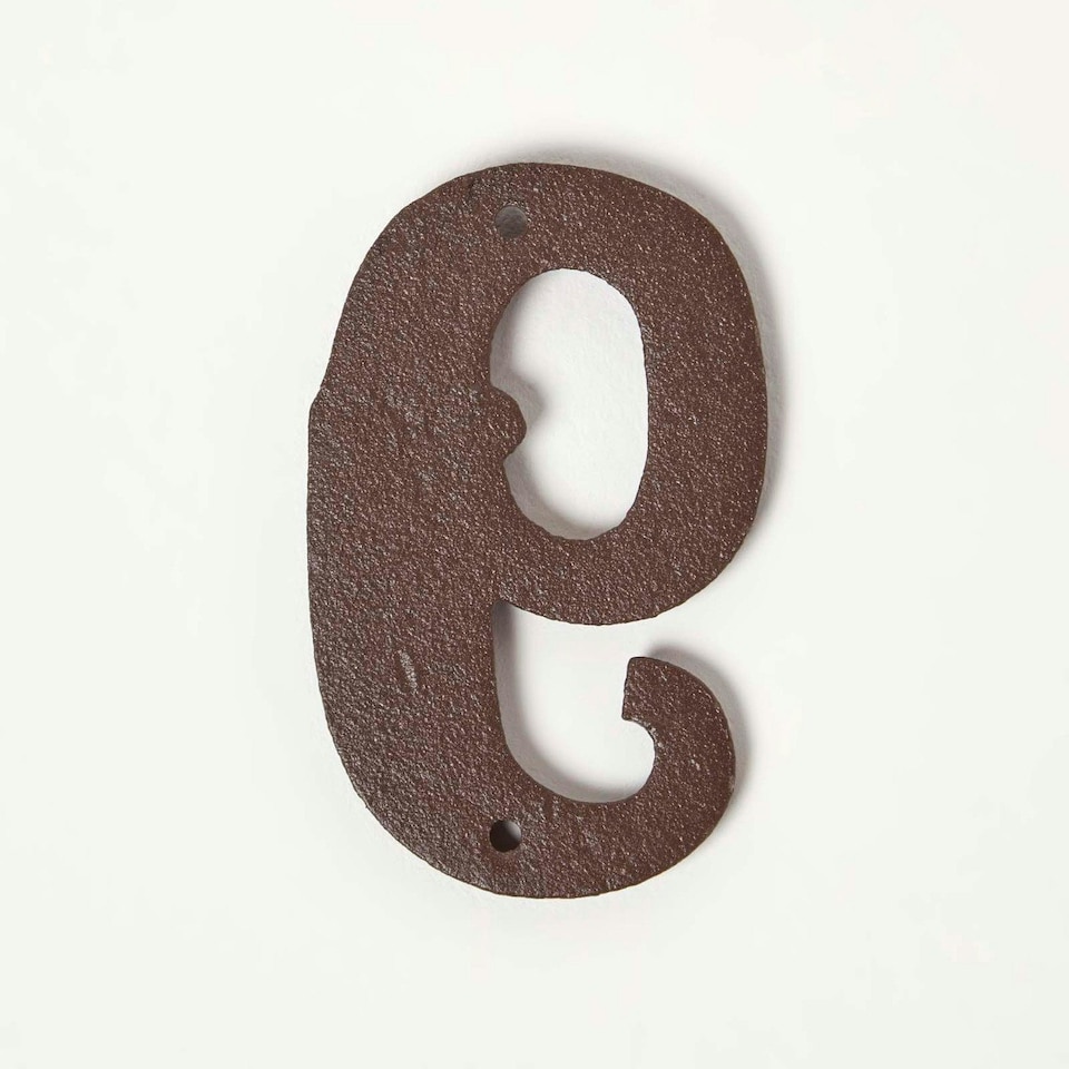 image 1 of Homescapes Cast Iron House number, 9