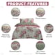 image 3 of VELVETIO Jacinda Complete Duvet Cover Set with Fitted Sheet Breathable Bedding Quilt Multi | King