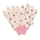 image 4 of Bee Theme Gardening Gloves with Cotton Grips Triple Pack