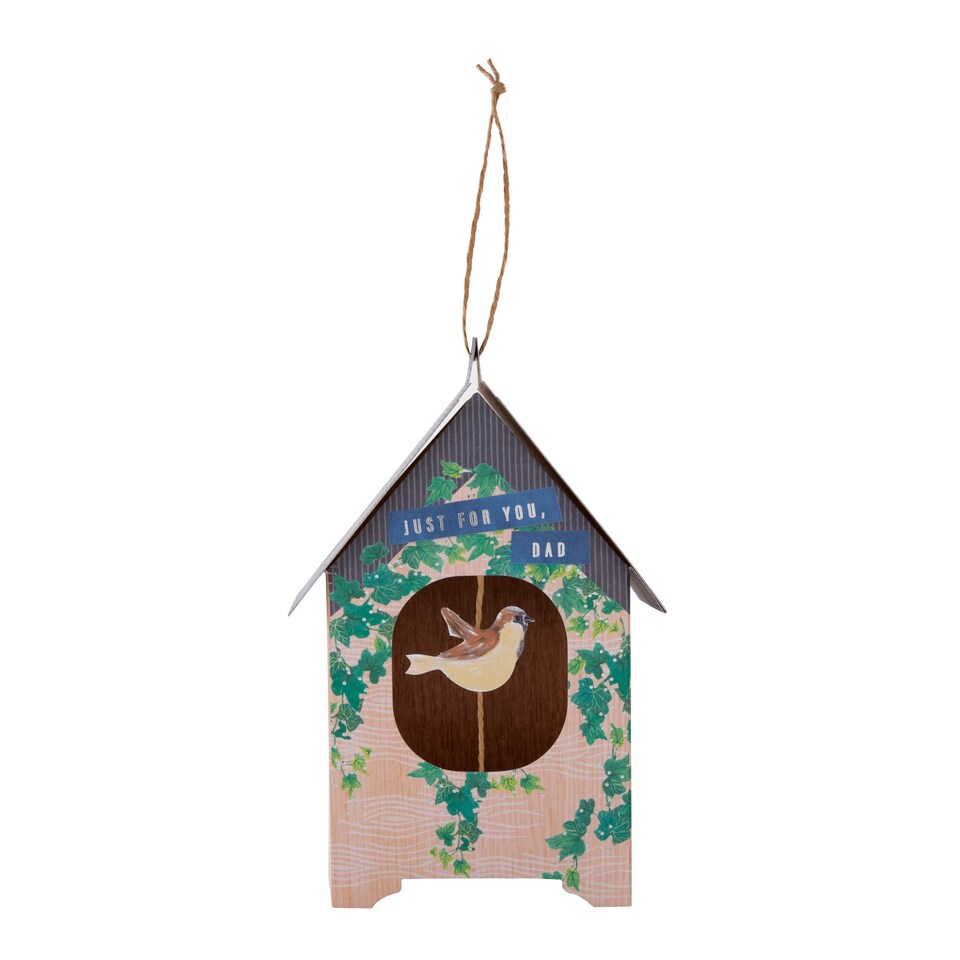 image 1 of Hallmark Father's Day Card For Dad - 3D Pop-Up Birdhouse Design
