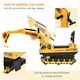 image 5 of HOMCOM Ride On Excavator Toy Tractors Digger Movable Walker Construction Truck