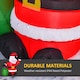 image 4 of HOMCOM Inflatable Blow up Christmas Santa Claus 4ft LED Yard Holiday Decoration