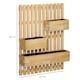 image 5 of Outsunny Wooden Garden Planters with Trellis Wall-mounted Raised Garden Bed