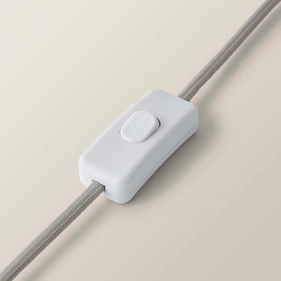 image 1 of ValueLights Harrison Tapered Lamp Shade Grey Geometric Ribbed Pattern Gloss Large Table Lamp | Grey