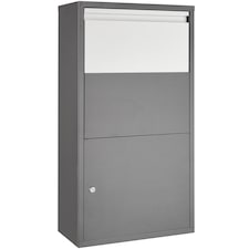 Post Box Fortress - parcel locker with security flap, 44 x 22 x 82 cm