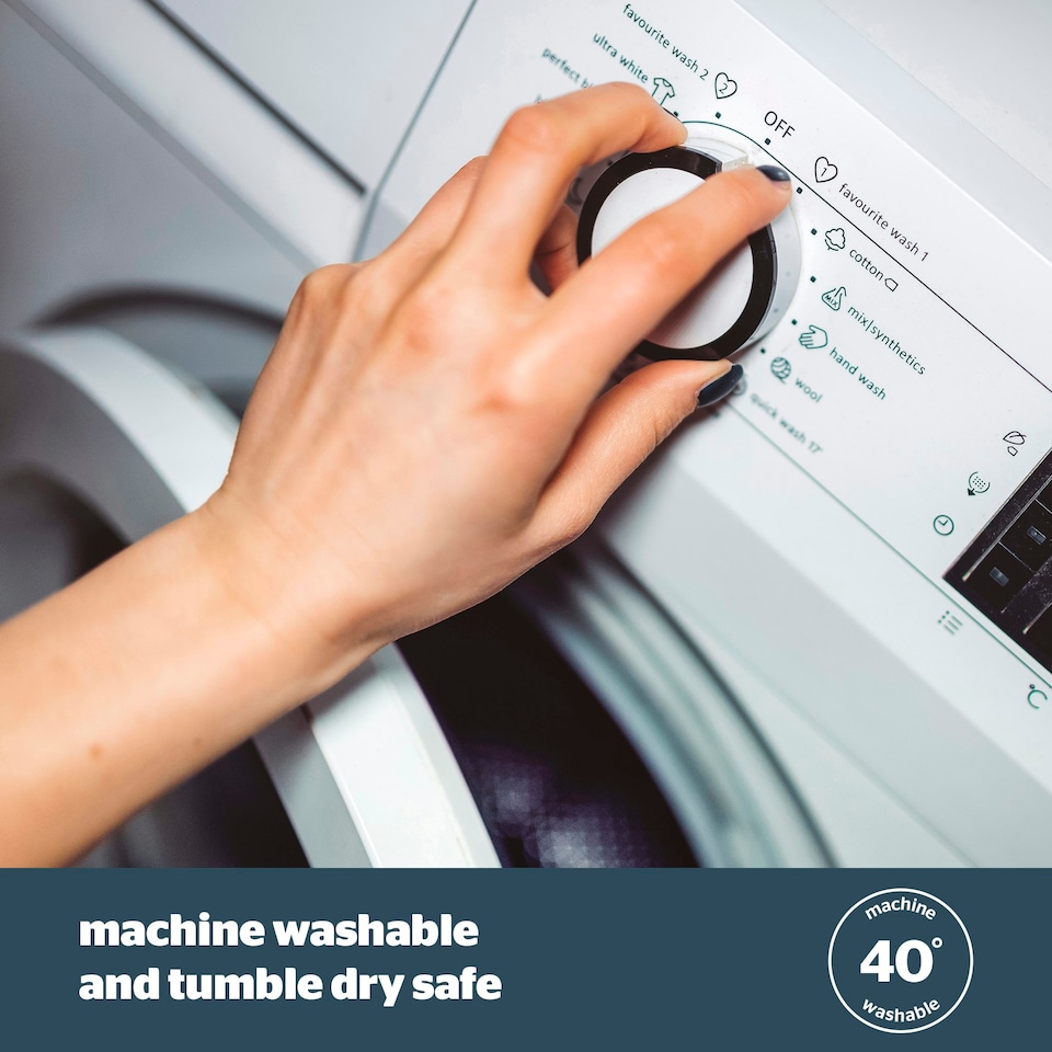 image 1 of Silentnight Winter Wonderland Teddy Fleece Duvet Set, Single, Supersoft Cosy Duvet Cover with Pillowcase Included