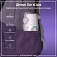 image 2 of Leak Proof Kids Water Bottle, Stainless Steel, 400ml (13oz) | Pink | Unicorn | One Size