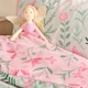 image 2 of OHS Enchanted Unicorn Bedding Set Microfibre Duvet Cover with Pillowcase | Multi | Sage | Double