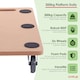 image 9 of 300kg Wheeled Platform Dolly Furniture Transport Roller Trolley