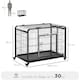 image 7 of PawHut 78x109cm Metal Dog Cage Kennel w/ Locking Door & Wheels Large Pets