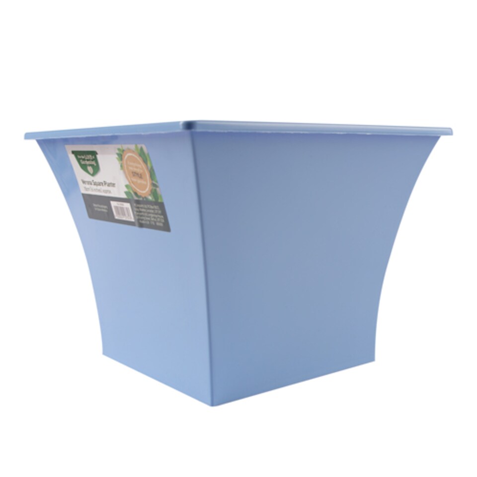 For The Love Of Gardening Verona Square Planter 15cm | Blue | Blue | M | 1
