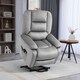 image 2 of HOMCOM Riser and Recliner Chair Lift Chair with Vibration Massage, Heat, Grey Grey