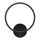 image 5 of ValueLights Infinity Black Circle Integrated LED Wall Light