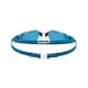image 2 of Speedo Unisex Adult Hydropulse Smoke Swimming Goggles - Blue/Silver - One Size