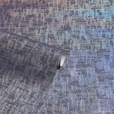 Holographic Texture Wallpaper in Charcoal Multi