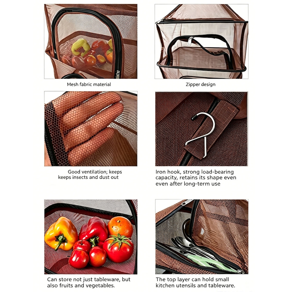 image 1 of Outdoor Folding 4-Layer Multi-Functional Drying Net