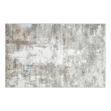 Marlow Large Area Rug Washable Living Room Hallway Runner | Grey | 120x180cm