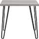 image 1 of Owen Retro End Table in Distressed Grey Oak Grey | Grey Oak