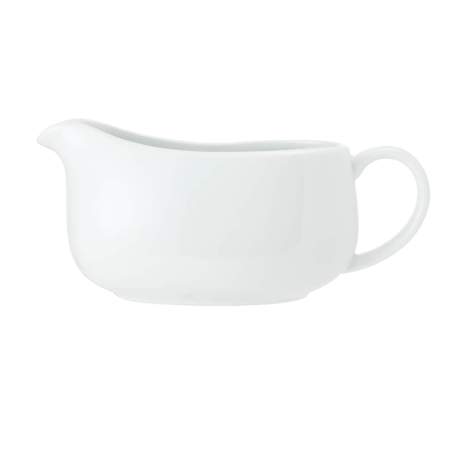 image 1 of Mikasa Gravy Boat White Porcelain 700ml