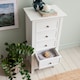 image 8 of Karlstad Chest of Drawers 5 Drawer Tall in Classic White