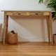 image 1 of Artisan Furniture Solid Wood 2 Drawer Nordic Writing Desk