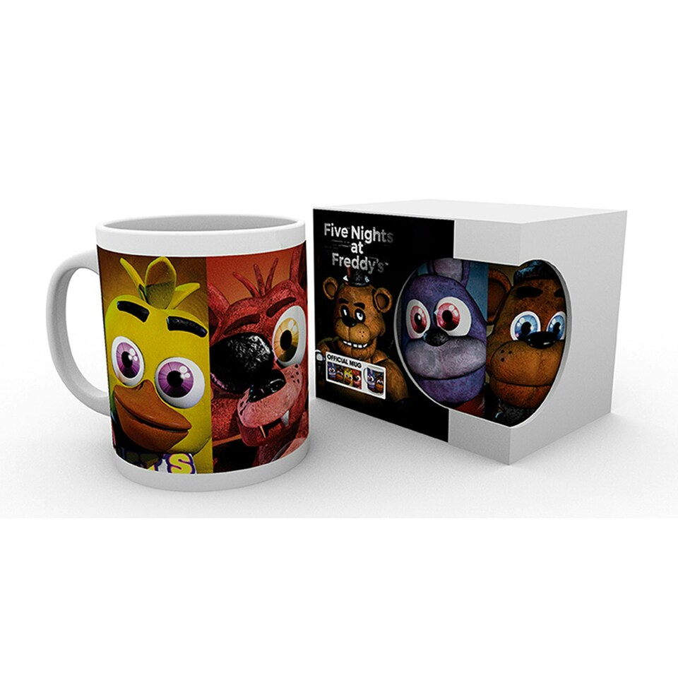 image 1 of Five Nights at Freddy's Faces 320ml Ceramic Mug Multi